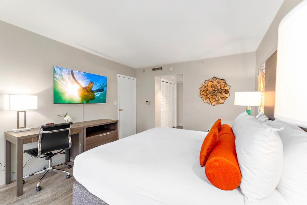 Renovated With City View At Aqua Palms Waikiki Honolulu Kültér fotó